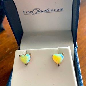Heart opals